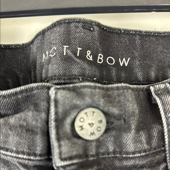 Mott & Bow Black Boyfriend Jeans Size 27 X 30 - Picture 3 of 8